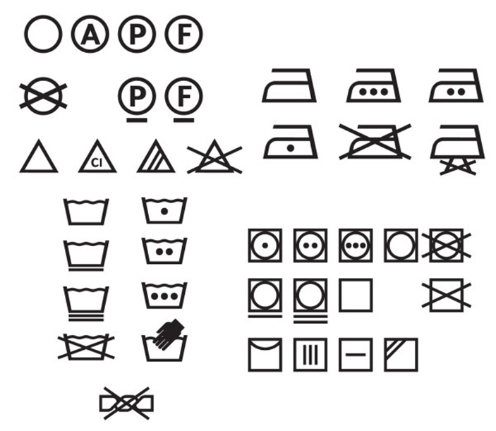 各种水洗标符号图案大全，符号分别代表什么意思？-第5张图片